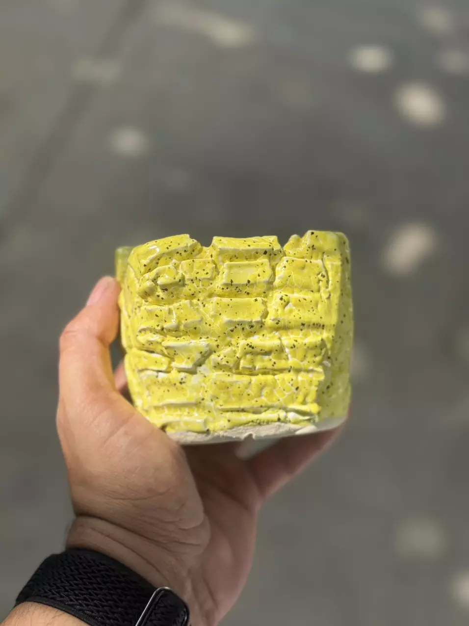 Smooth yellow square 3.75x3.25H thumbnail