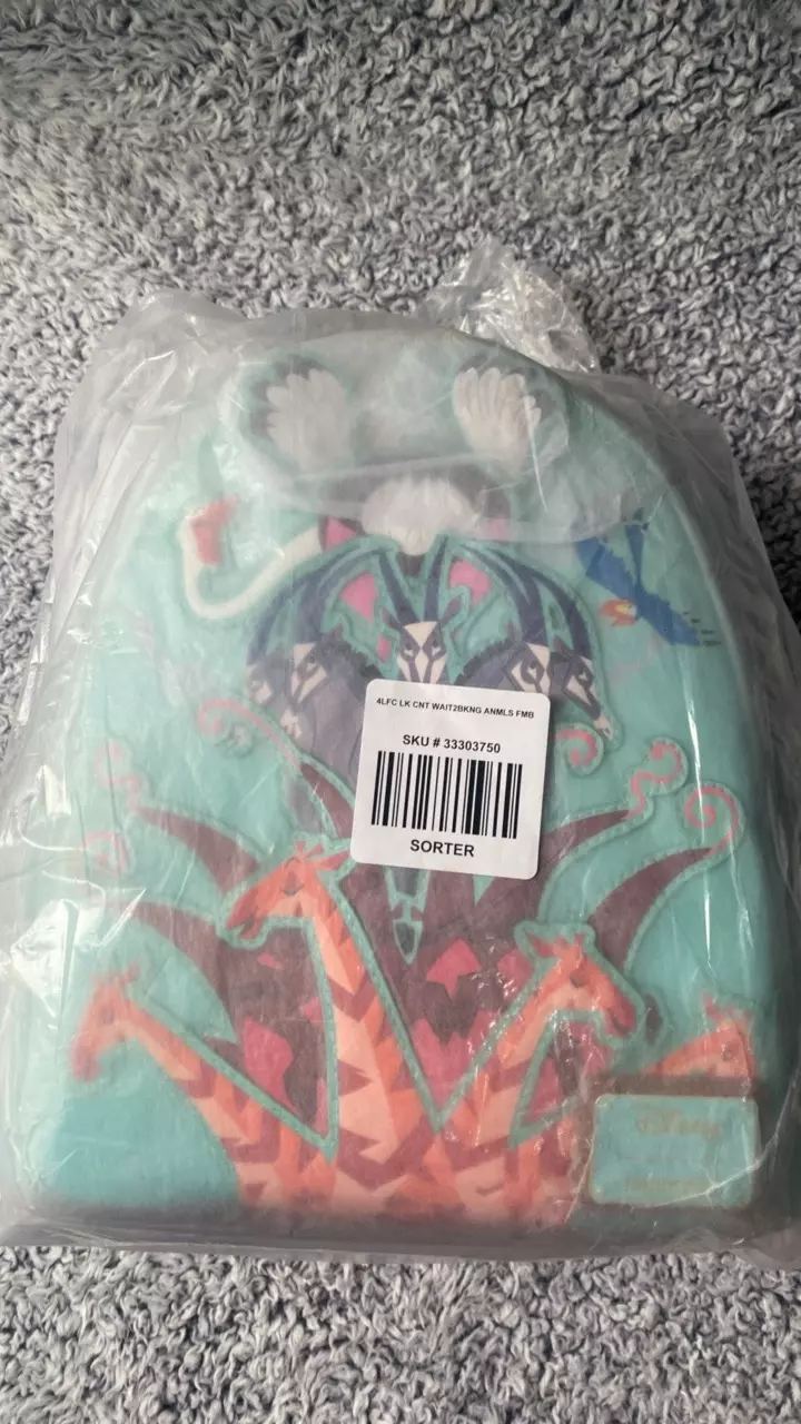 Sold Out Loungefly Disney The Lion King I Just Can't Wait To Be King Backpack thumbnail