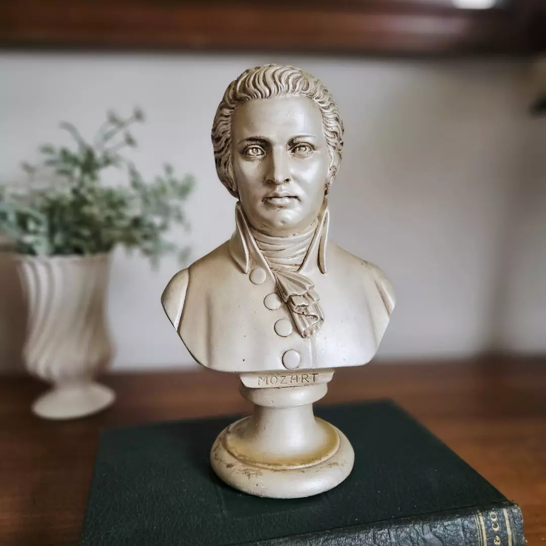 Mozart Ceramic Bust thumbnail