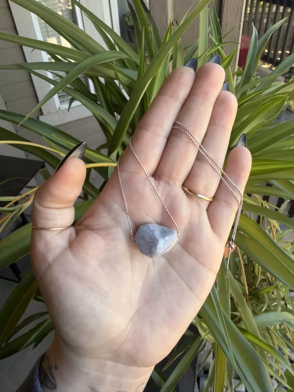 Ocean Jasper Silver Necklace thumbnail