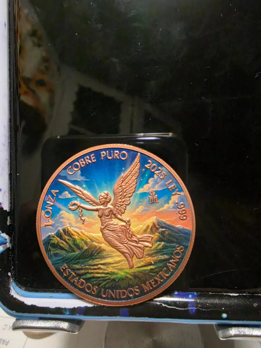 2025 Great Libertad Famine Colorized .999 1oz Copper Round thumbnail