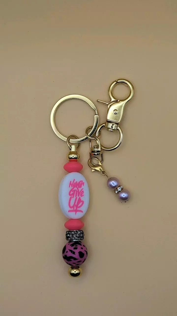 Never Give Up Keychain thumbnail