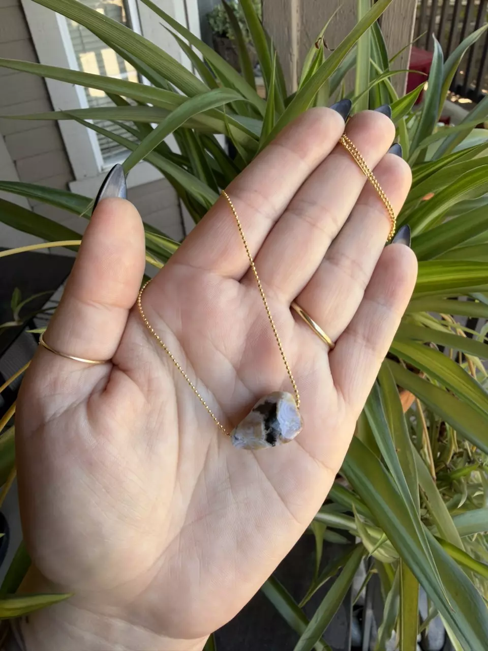 Ocean Jasper Gold Necklace thumbnail