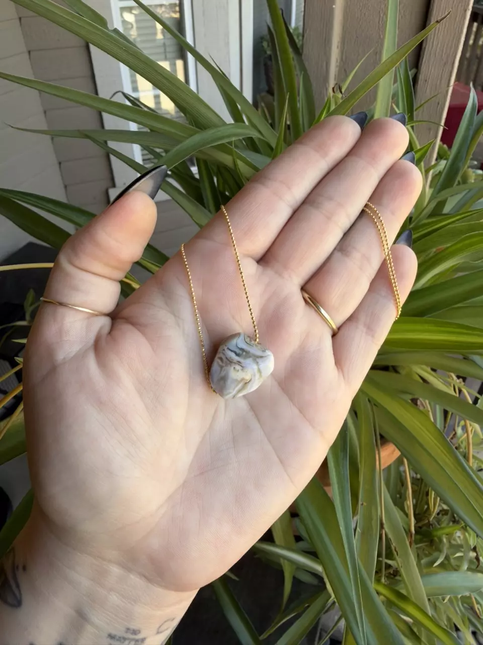 Ocean Jasper Gold Necklace thumbnail