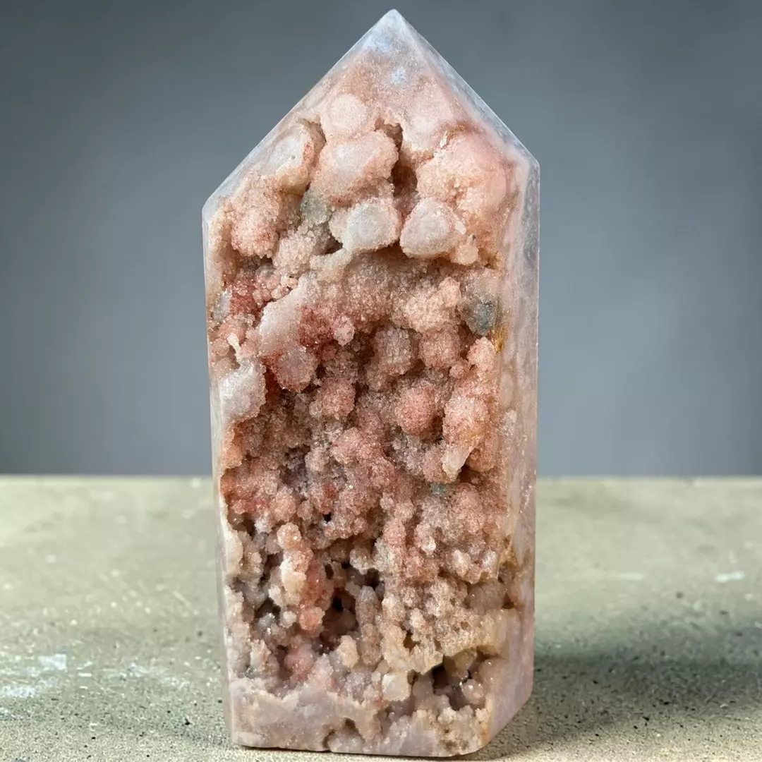 Pink Amethyst Tower from Brazil thumbnail
