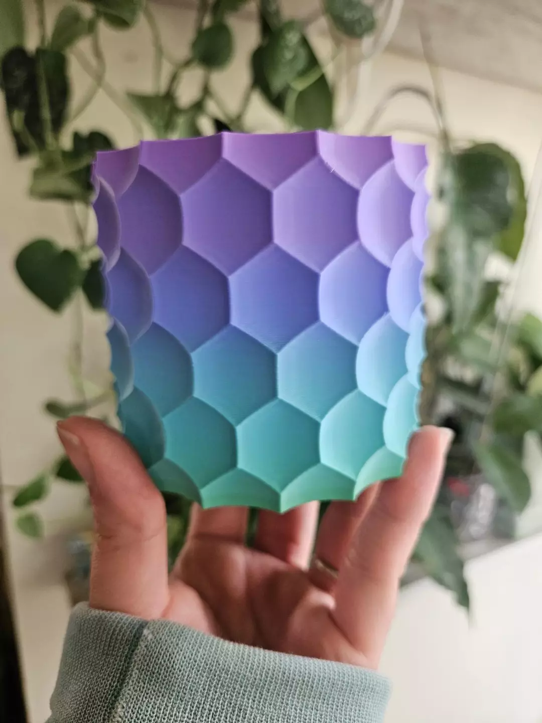 Honeycomb 3" mermaid pot thumbnail