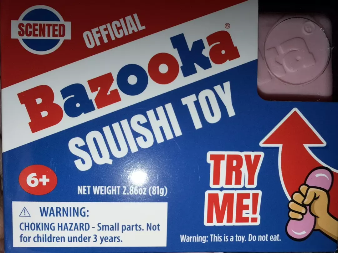 Scented Bazooka squish toy thumbnail