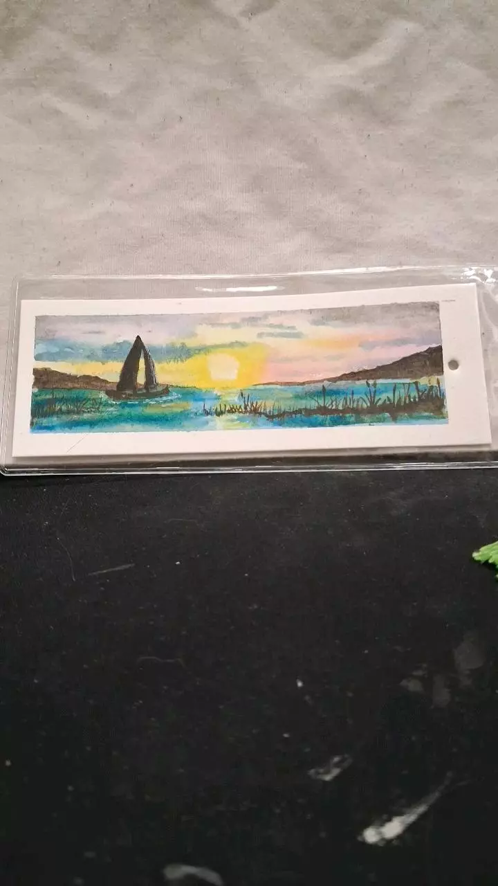 Original Watercolor Bookmark thumbnail