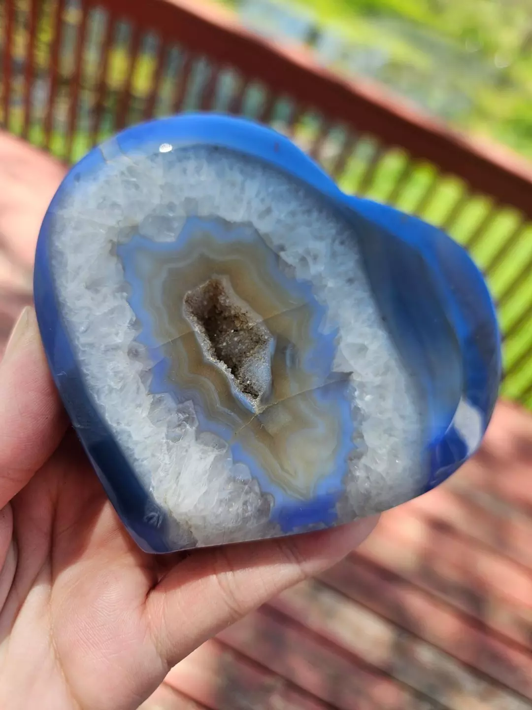 Druzy heart crystal thumbnail
