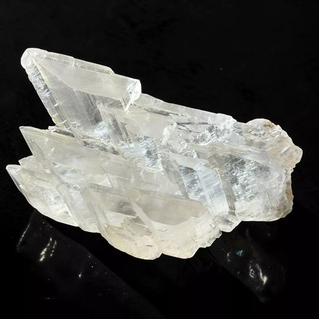 UV Reactive Diamond-Shaped Selenite from La Platosa Mine Mexico thumbnail