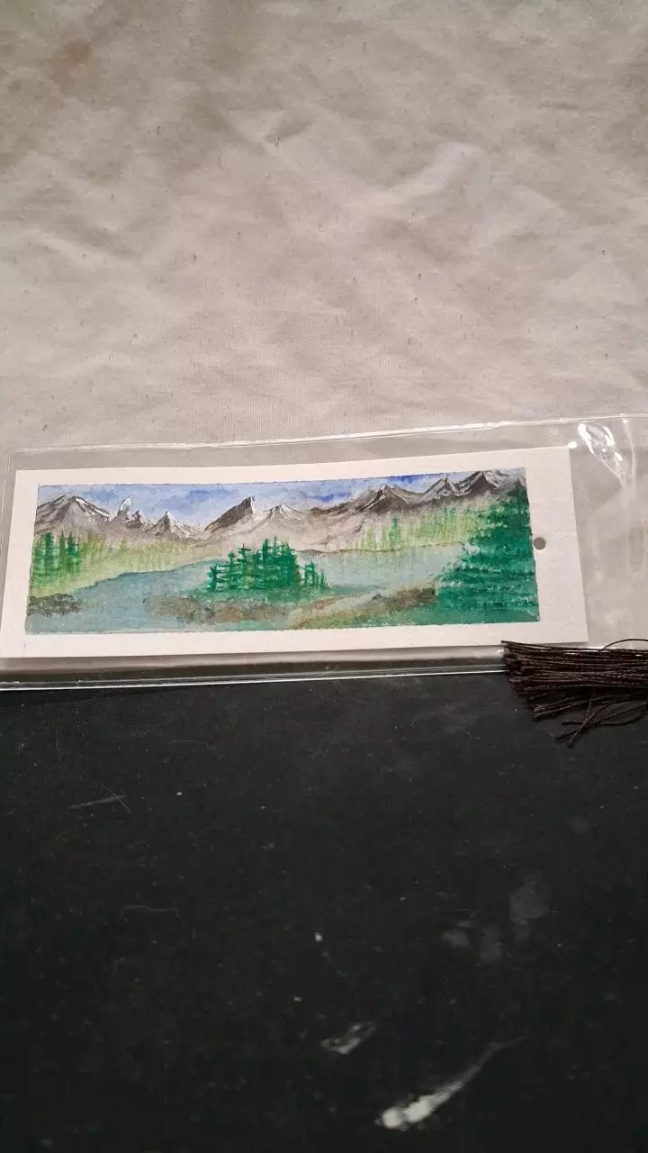 Original Watercolor Bookmark thumbnail