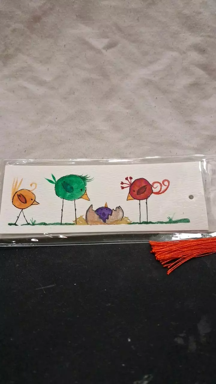 Original Watercolor Bookmark thumbnail