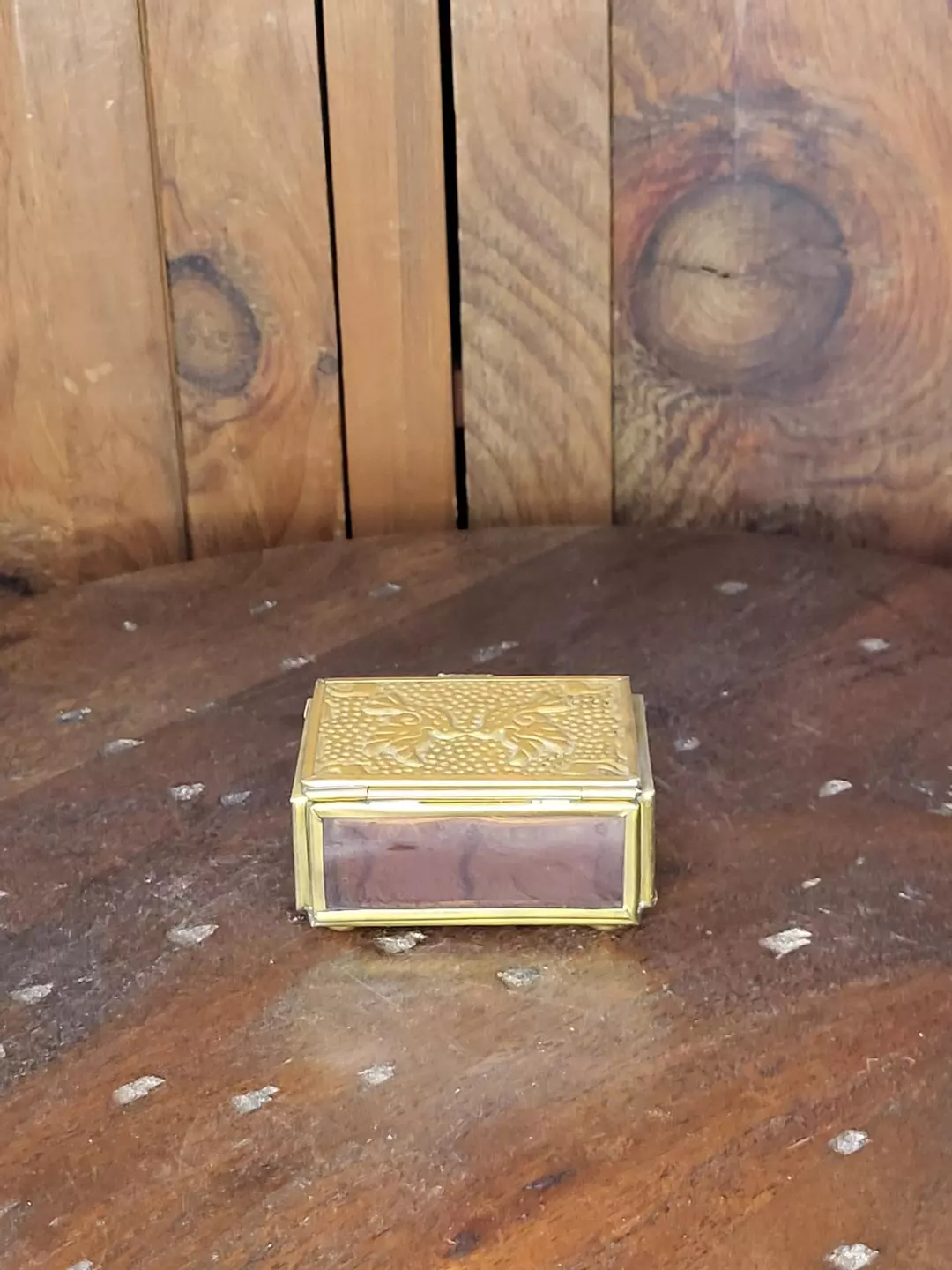 Copper glass jewelry box thumbnail