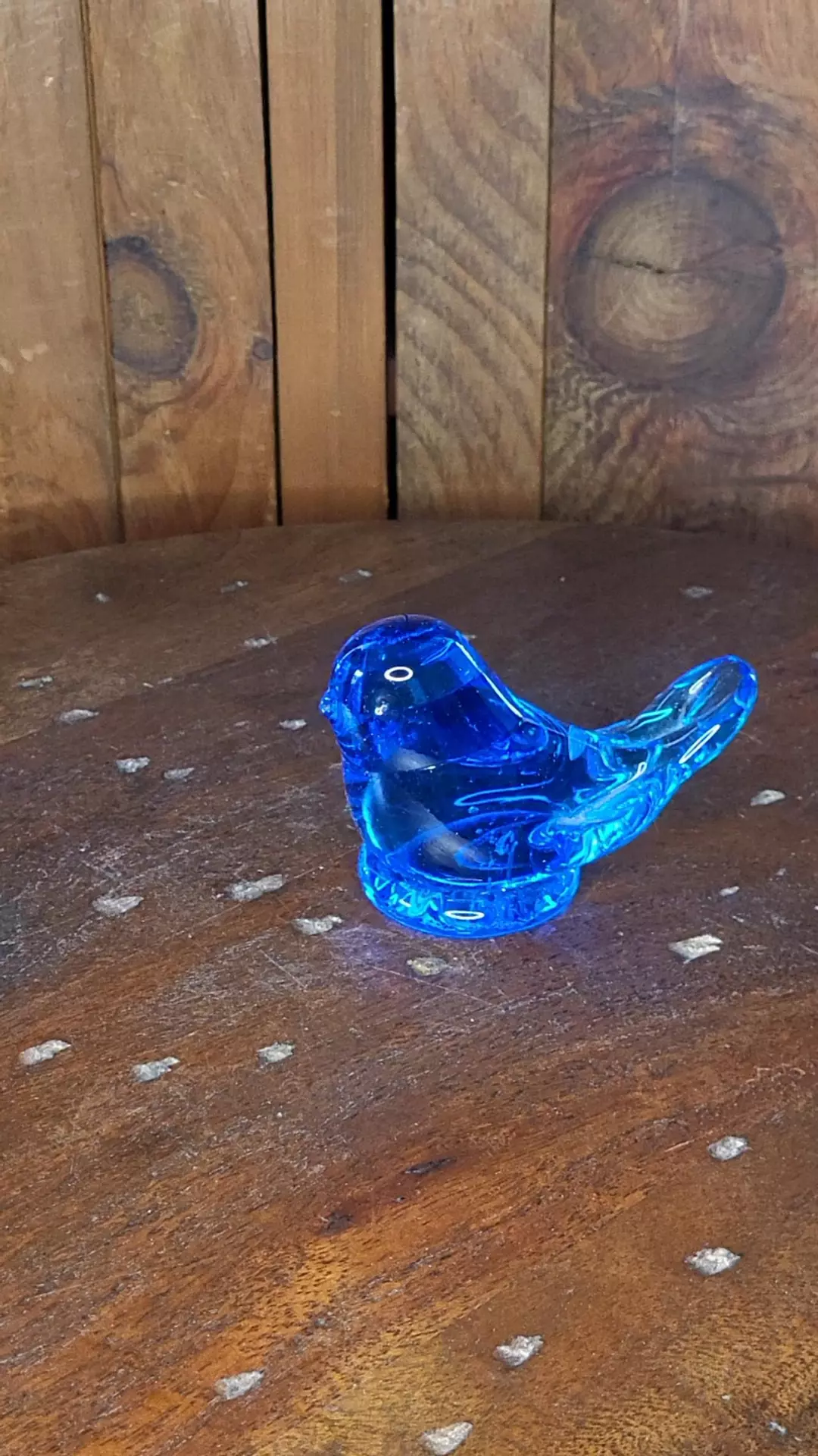 Leo Ward Blue Glass Bird thumbnail
