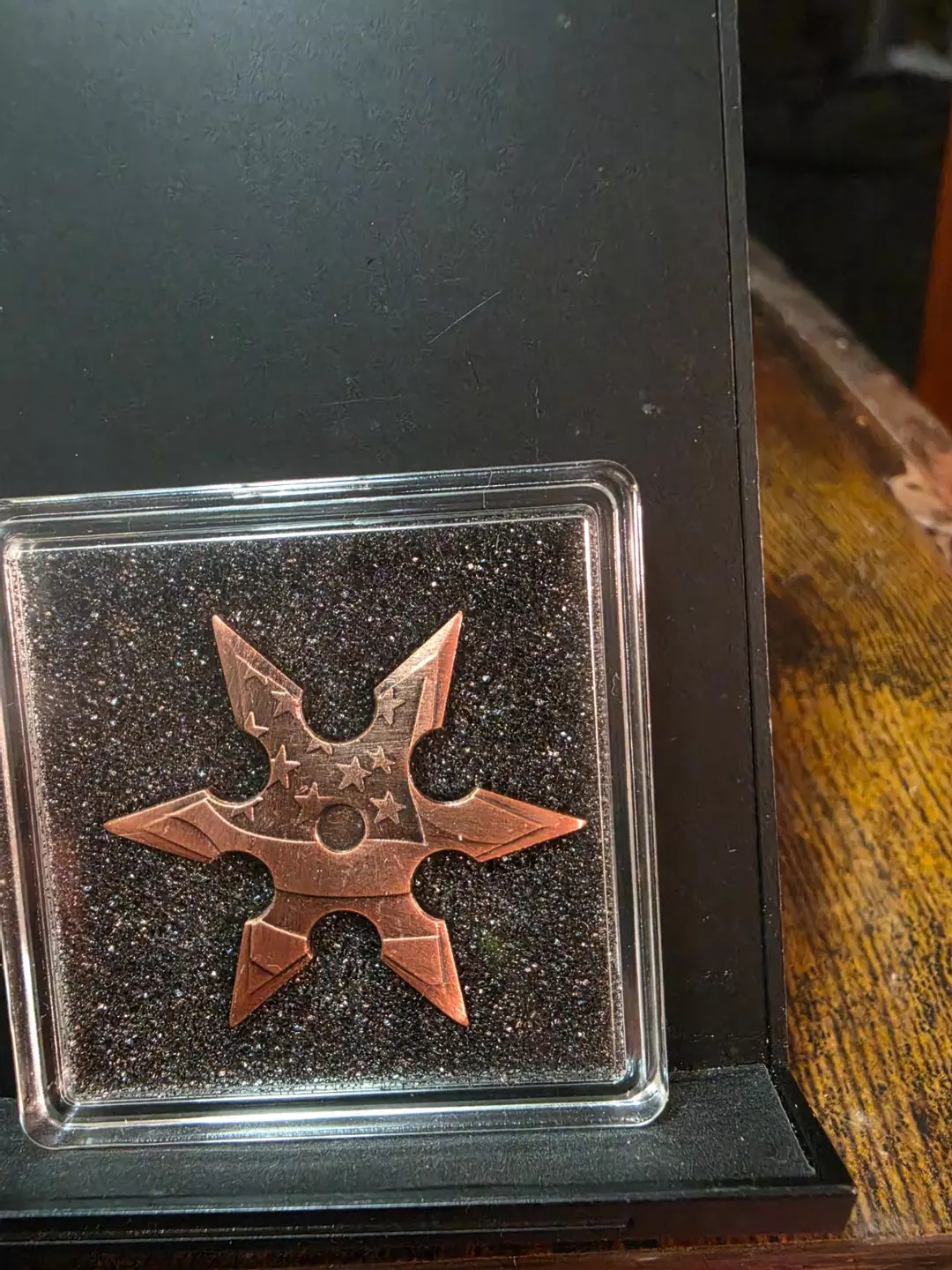 5 gram Copper Ninja Throwing Star thumbnail
