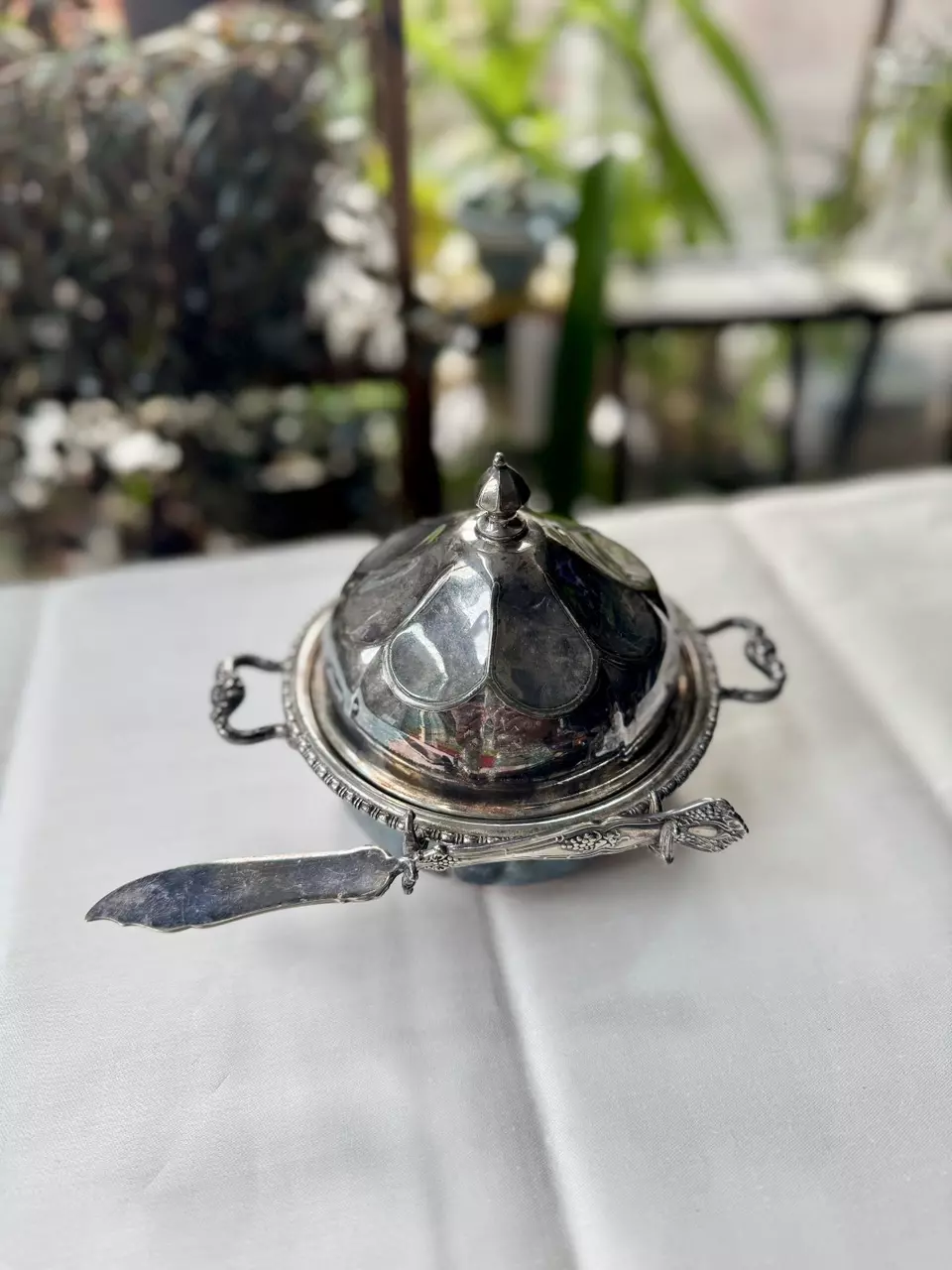 Antique quadruple plates butter keeper thumbnail