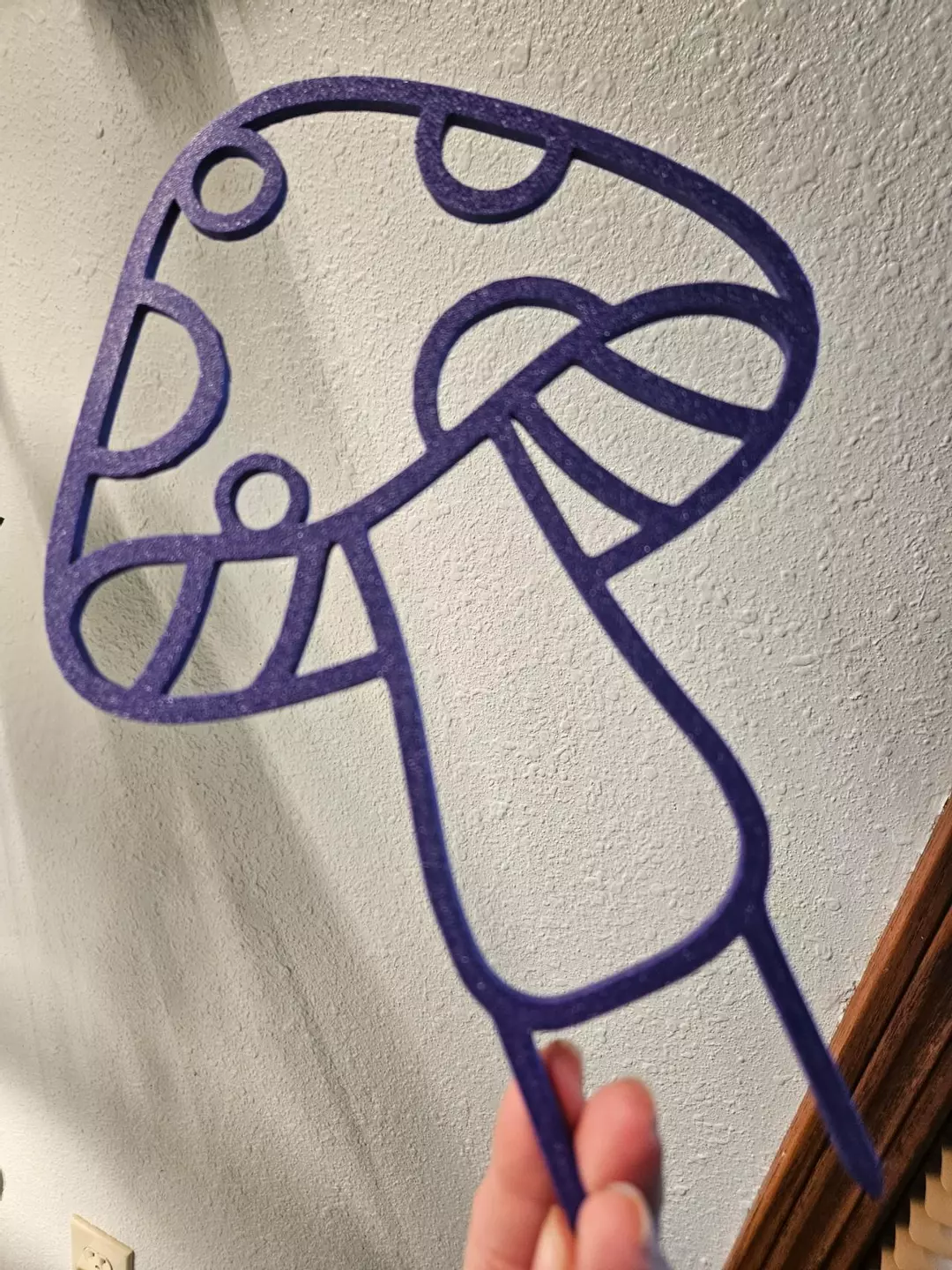 Mushroom purple sparkle trellis thumbnail