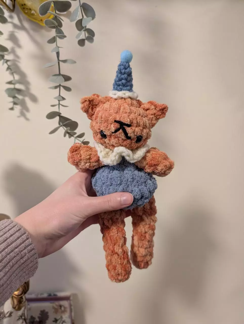 Handmade Crochet Party Kitty thumbnail