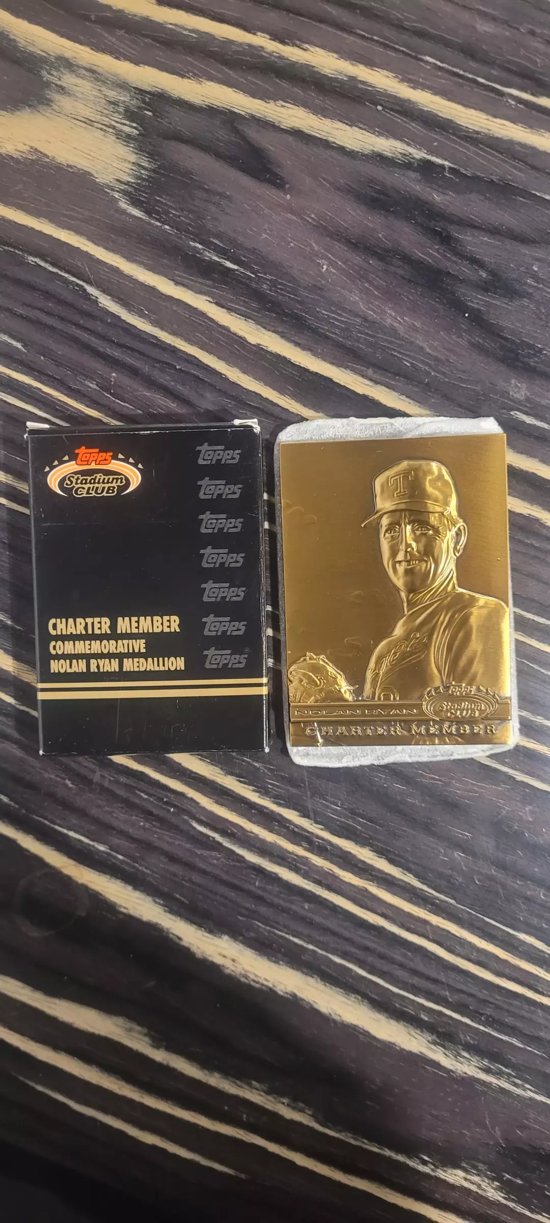 Nolan ryan commemorative medallion stadium club thumbnail