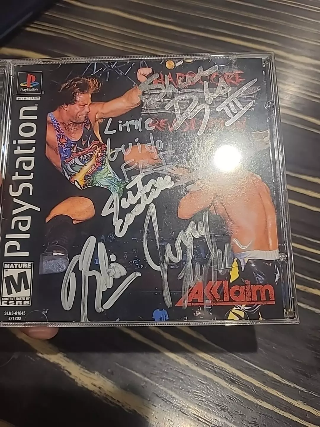 Ecw hardcore revolution playstation signed 5c by ecw wrestling legends thumbnail