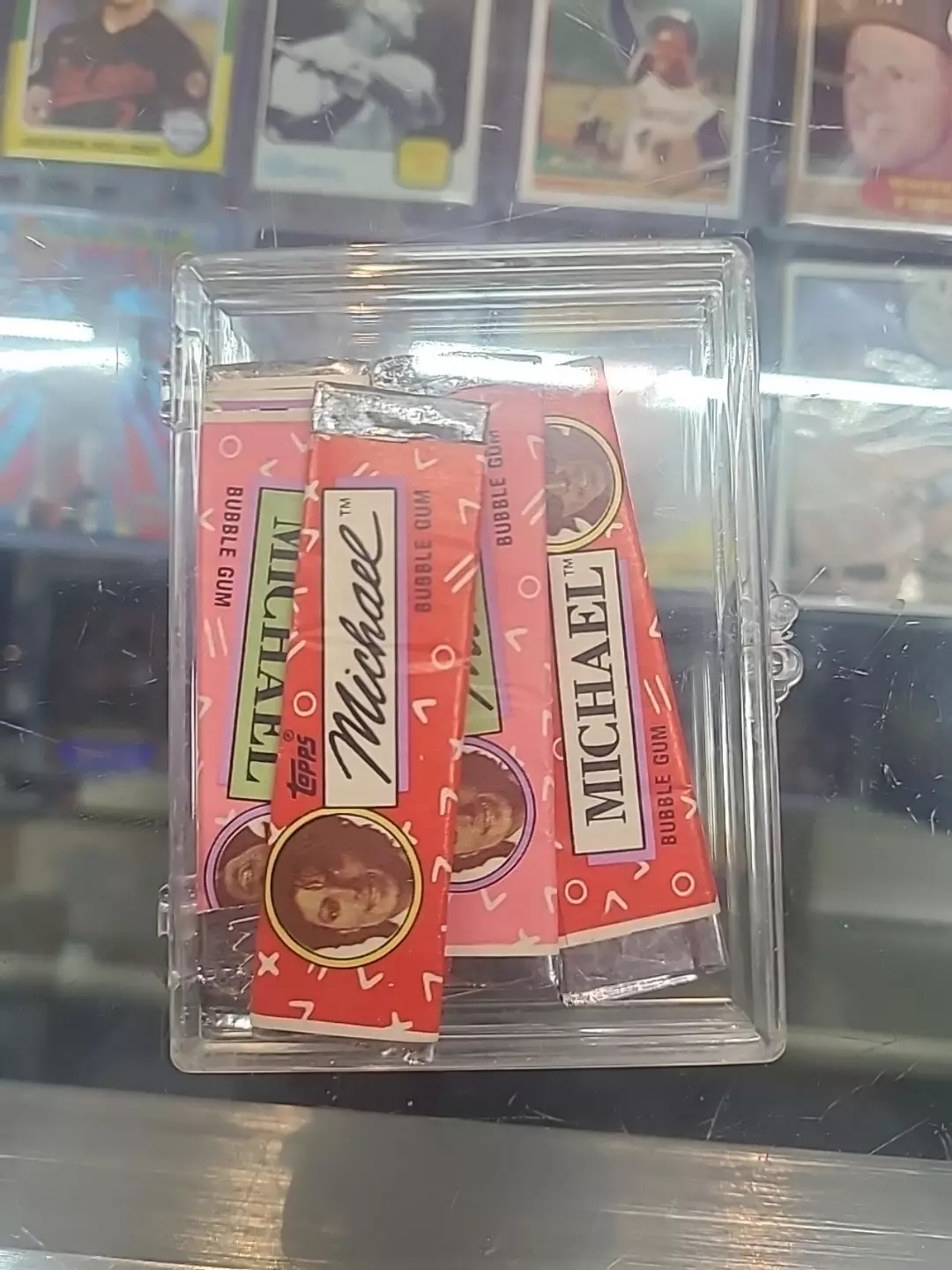7 sticks of michael jackson gum - vintage thumbnail