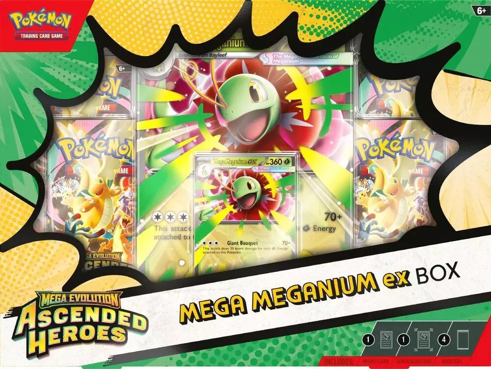 Ascended Heroes Mega Meganium ex Box thumbnail