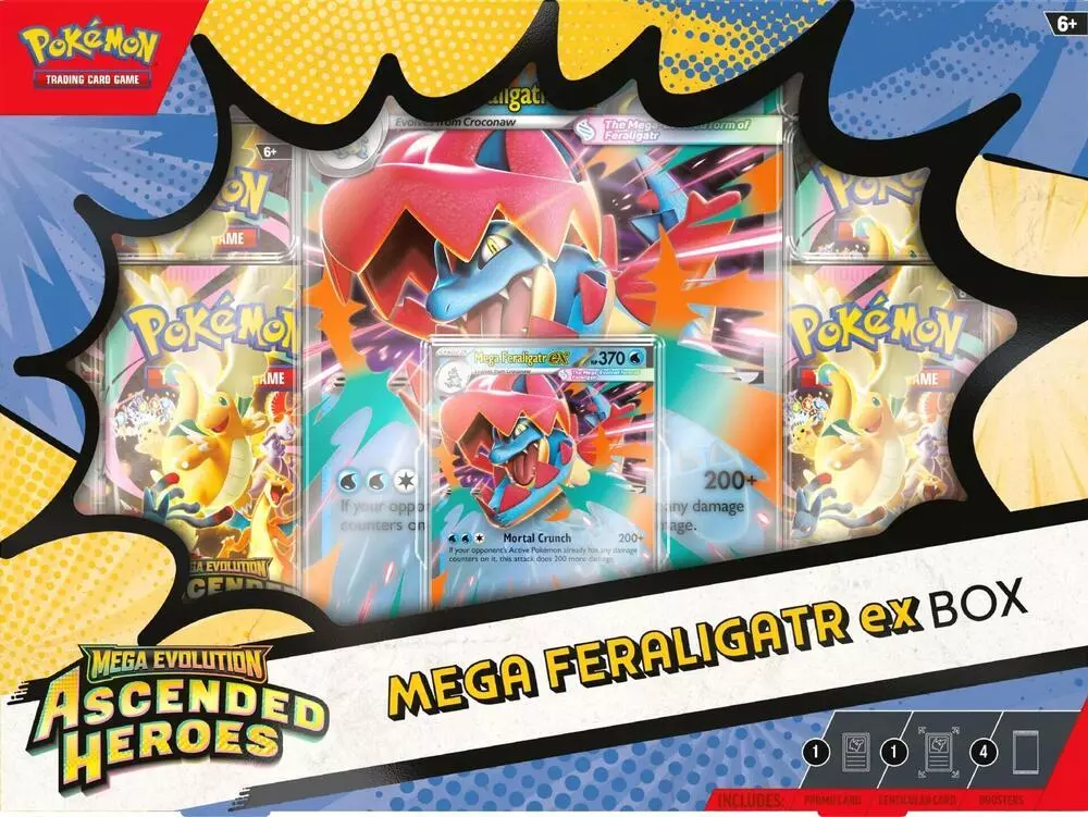 Ascended Heroes Mega Feraligatr ex Box thumbnail