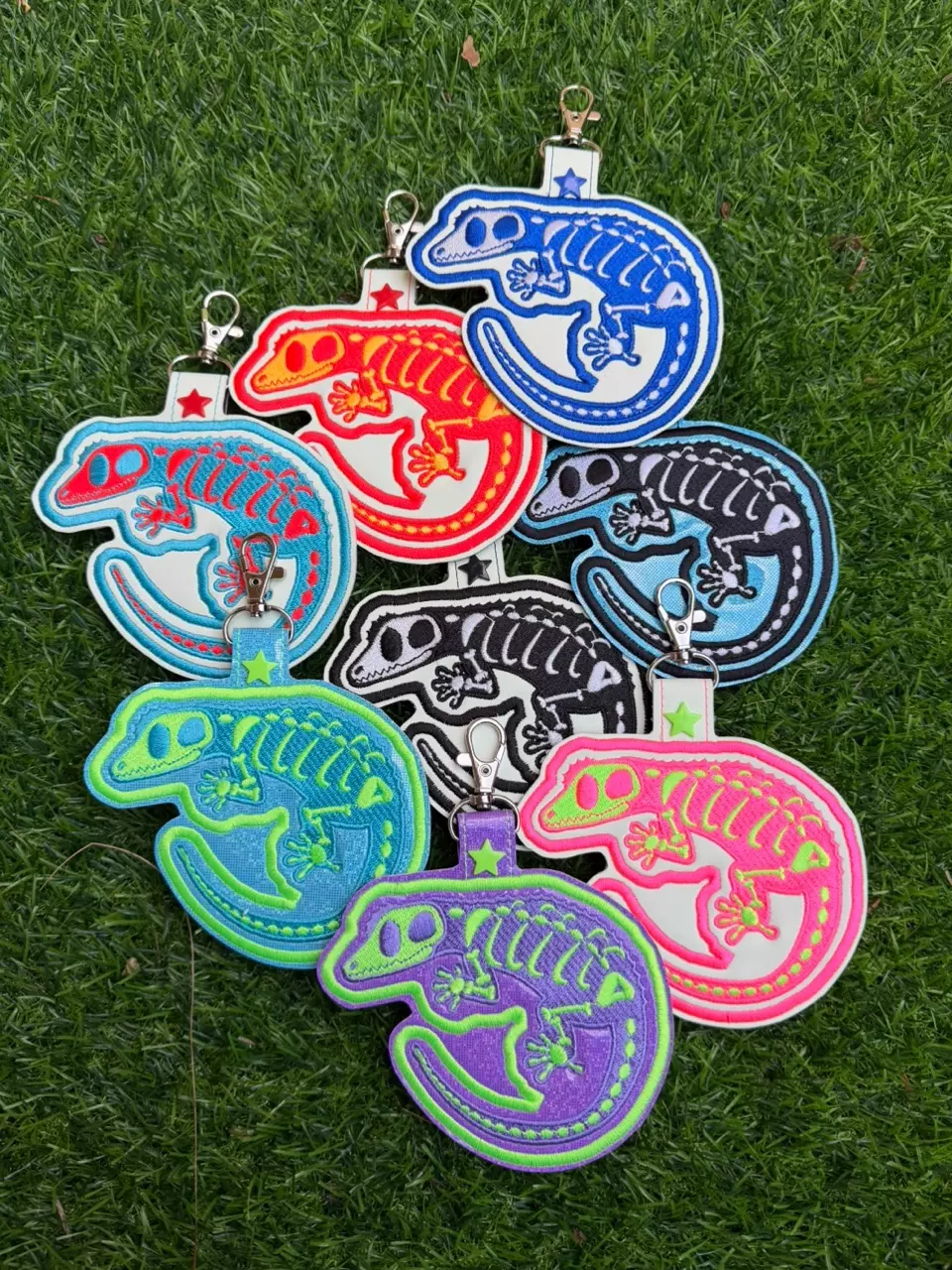 Handmade Crested Gecko Purse Tag/ Keychain thumbnail