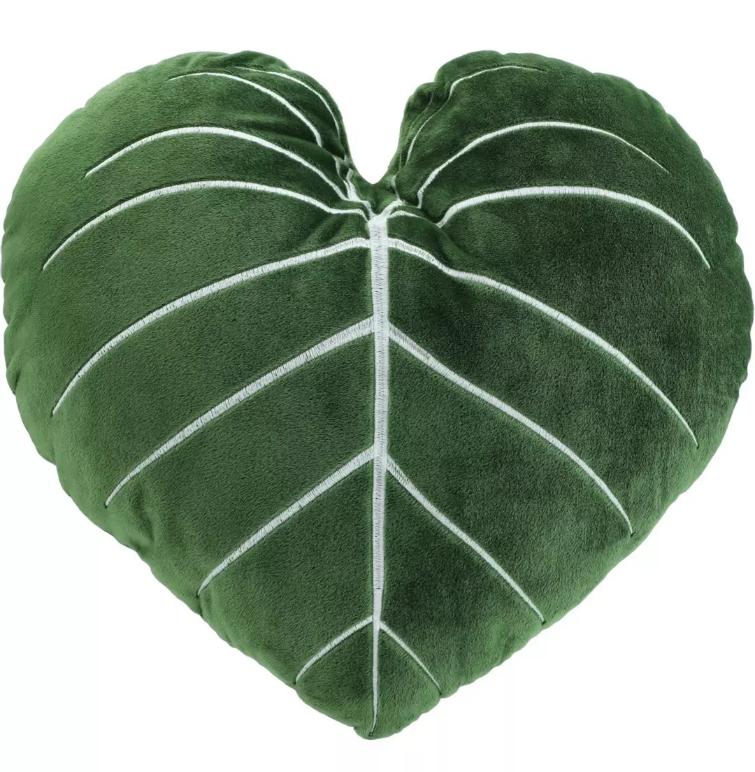 Monstera Figural Pillow 19''x 17'', Destination Holiday thumbnail