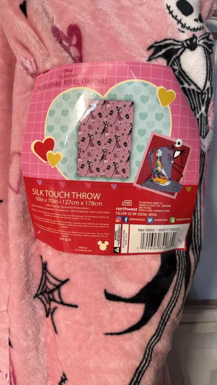 Nightmare before Christmas blanket thumbnail