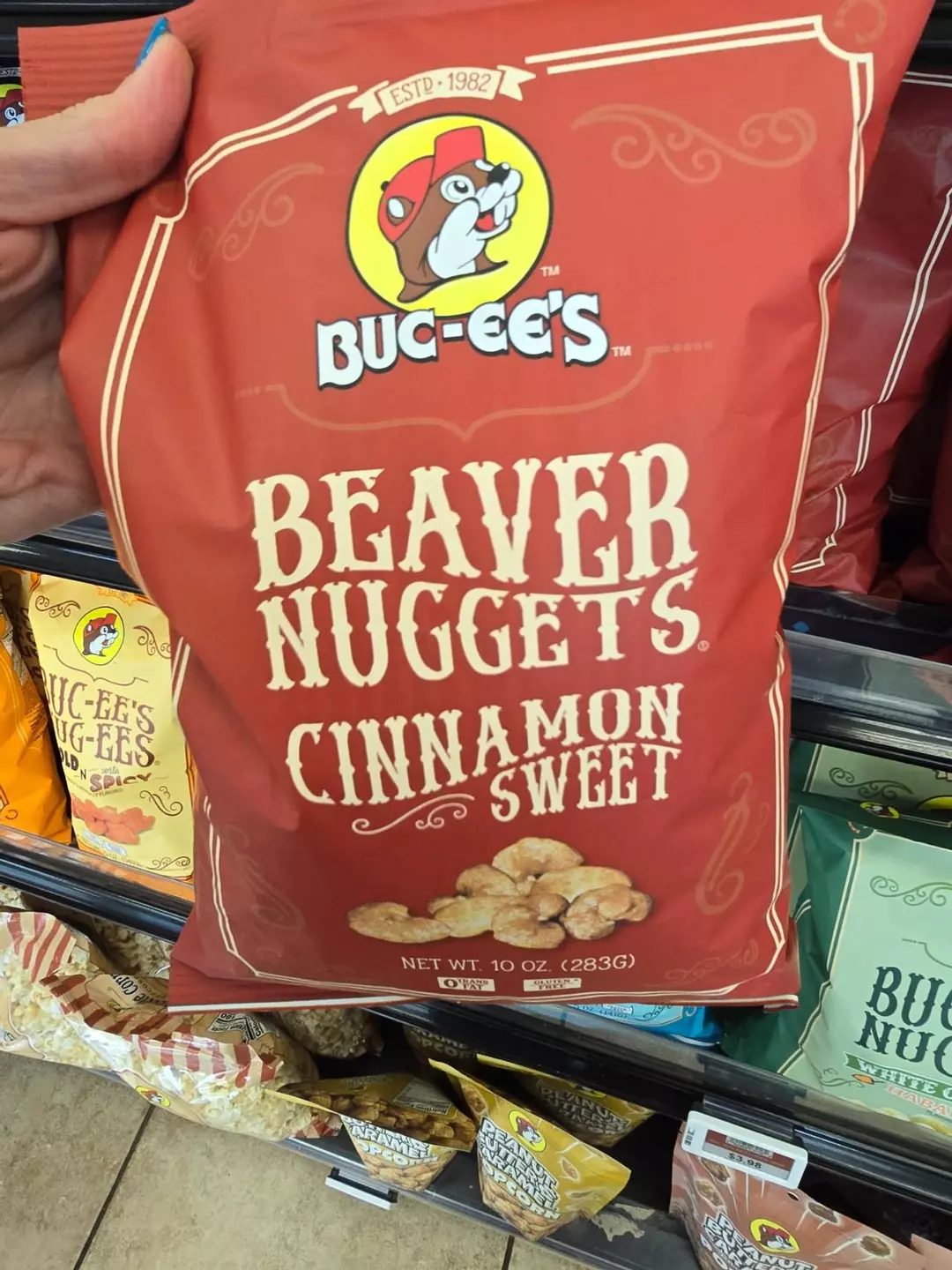 Cinnamon sweet Buc-ee's beaver nuggets thumbnail