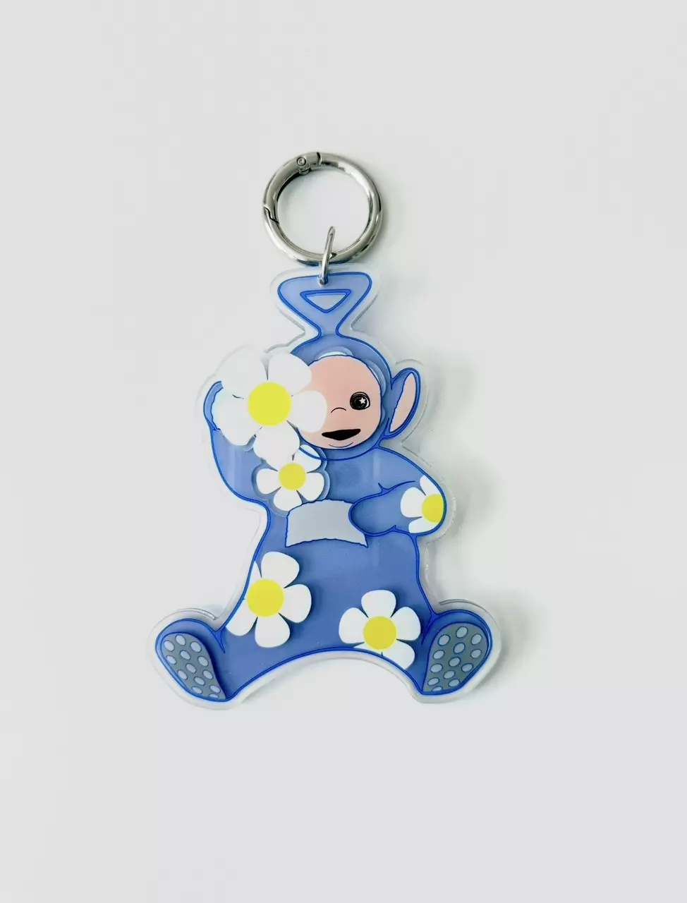 TT Tinky Winky Teletubbies Shaker Bag Charm (Officially Licensed) thumbnail