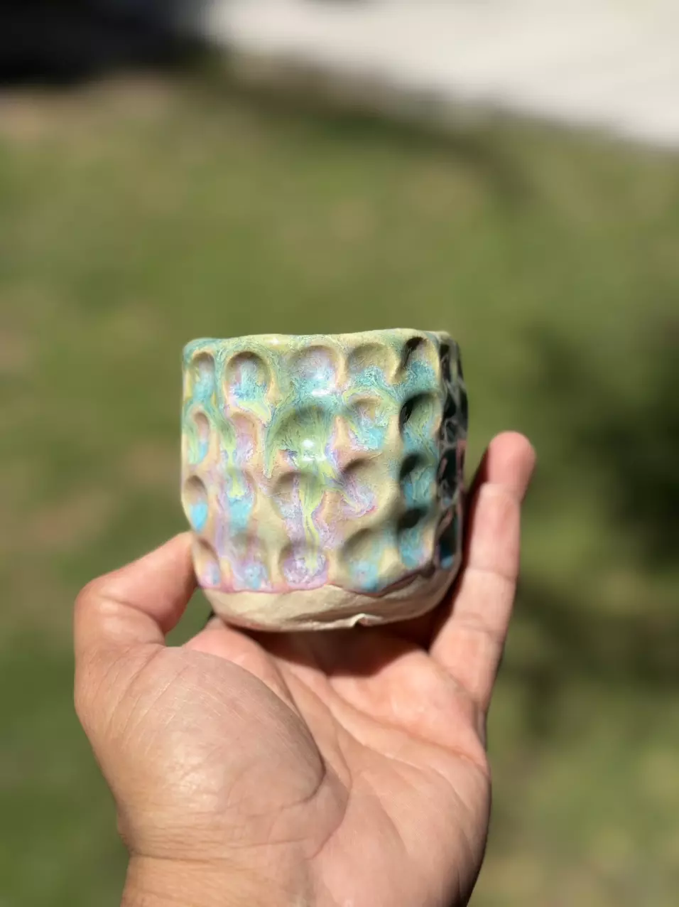 Cotton candy dimples white 3x3 thumbnail