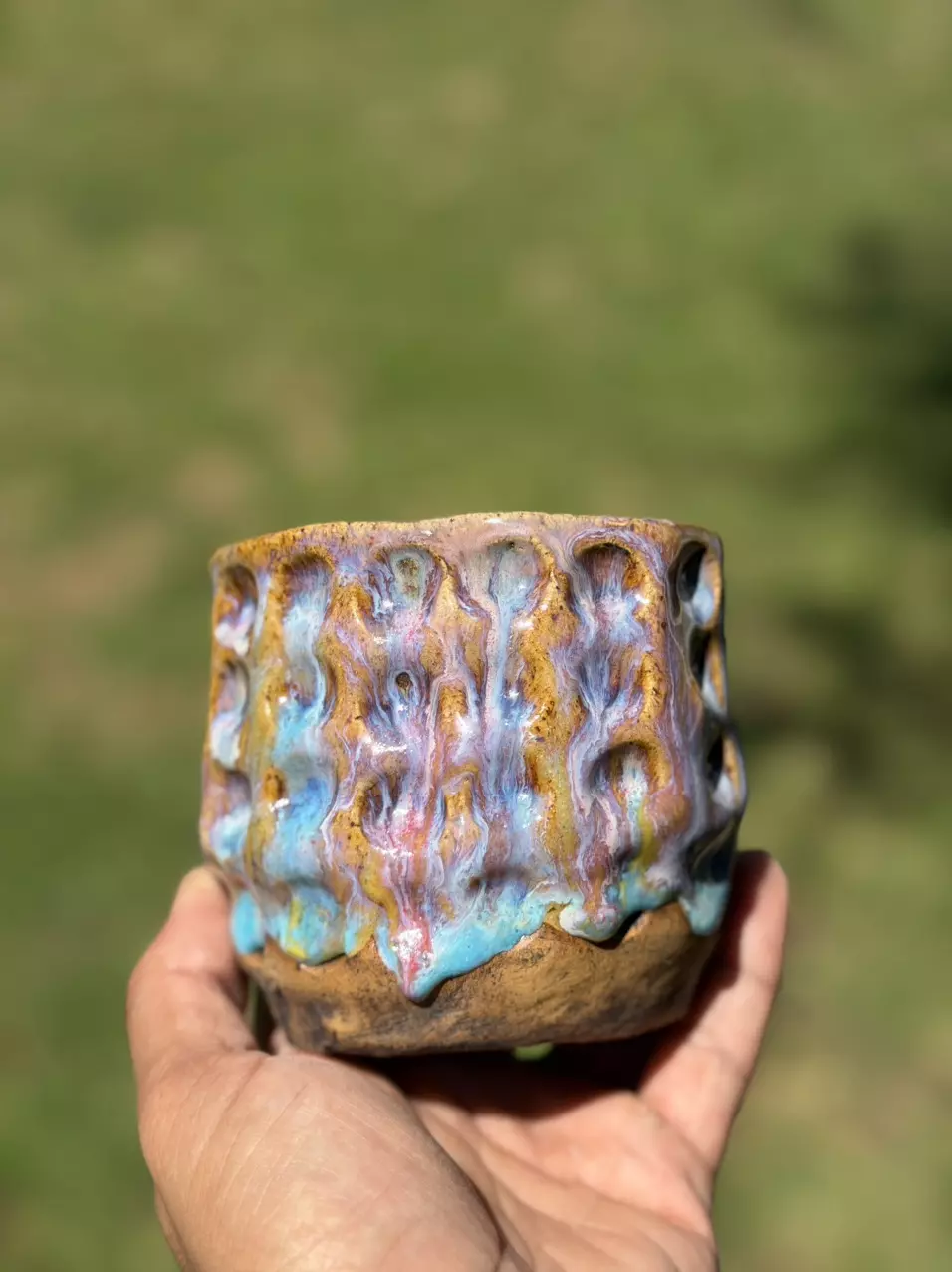 Cotton candy dimples brown 4x3.5H thumbnail