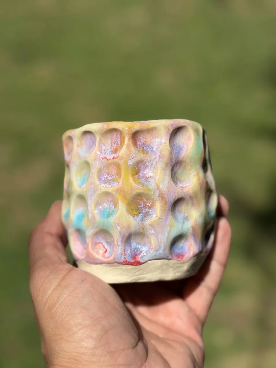 Cotton candy white dimples 3.5x3.25H thumbnail