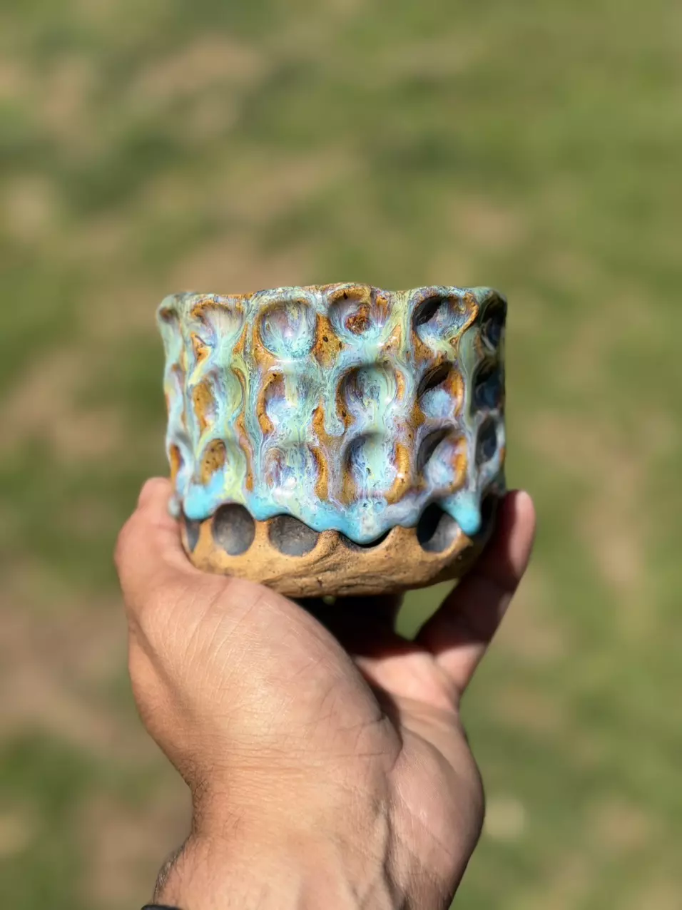 Cotton candy dimples brown 3.75x3.25 thumbnail