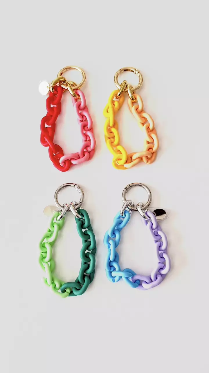 Chunky chain wristlet set of 4 thumbnail