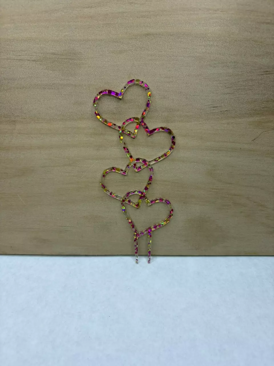 2pk Strawberry Lemonade Glitter Heart Pot Pal thumbnail