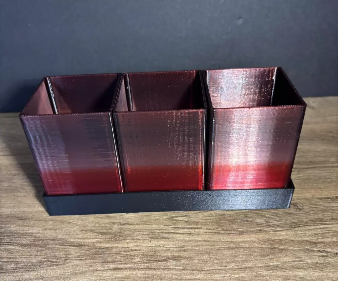 4pc Planter - Red/Black thumbnail
