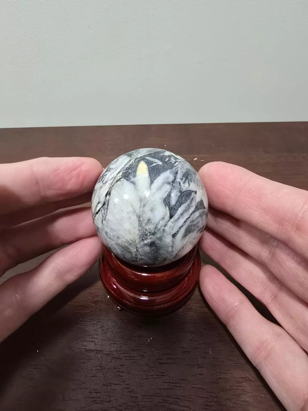 Pinolite Crystal Sphere 49 mm thumbnail