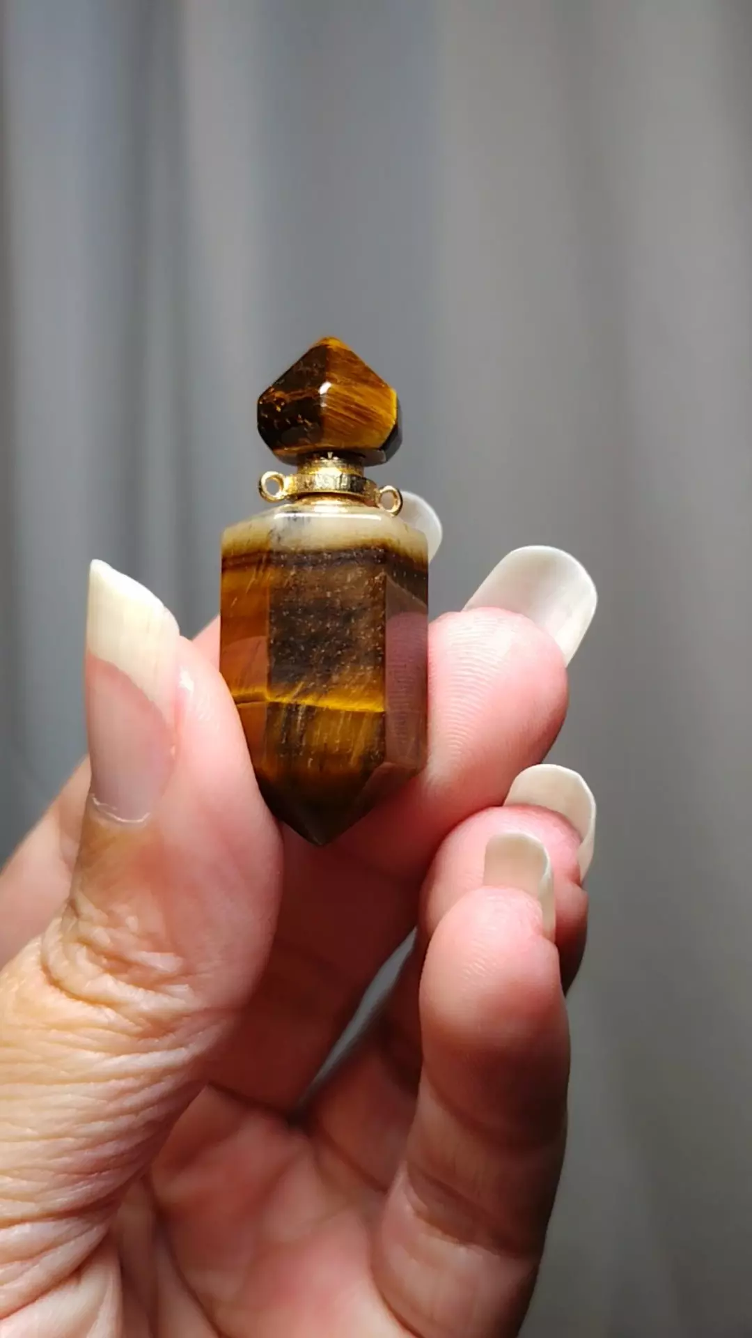 Tigers Eye Container Pendant thumbnail