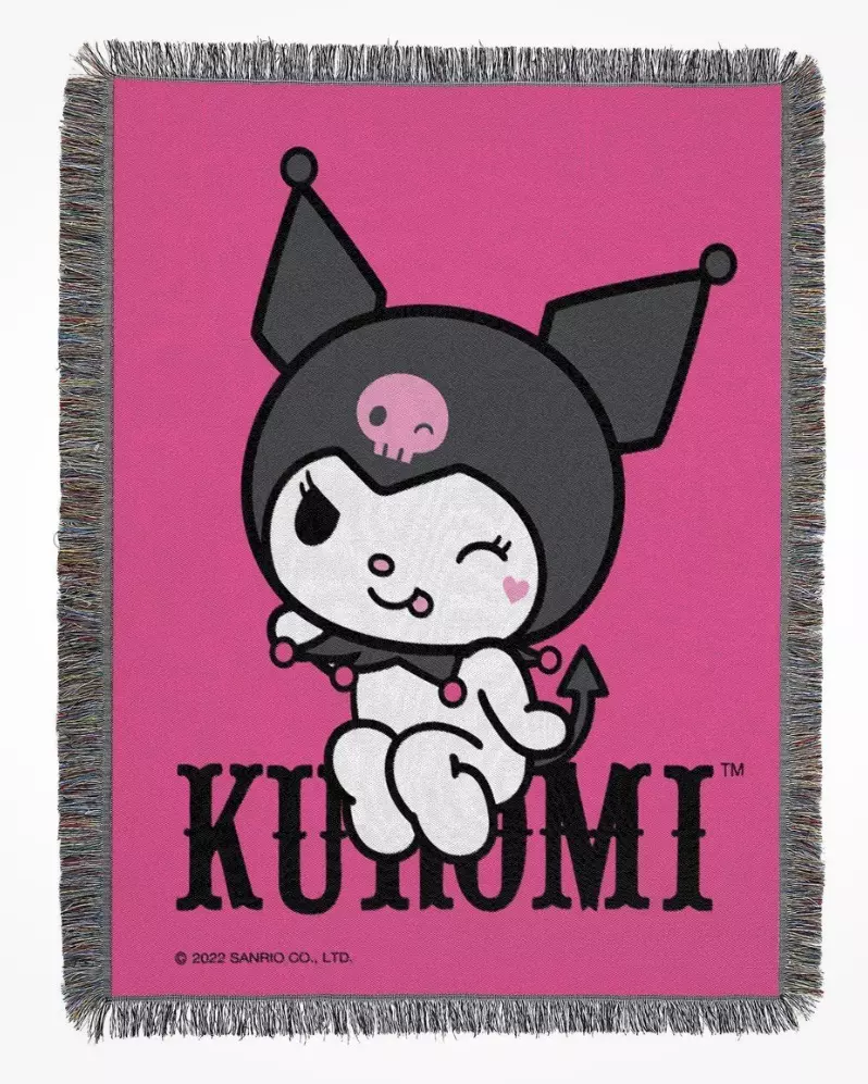 Northwest Woven Tapestry Throw Blanket, 48" x 60", Kuromi So Sassy thumbnail