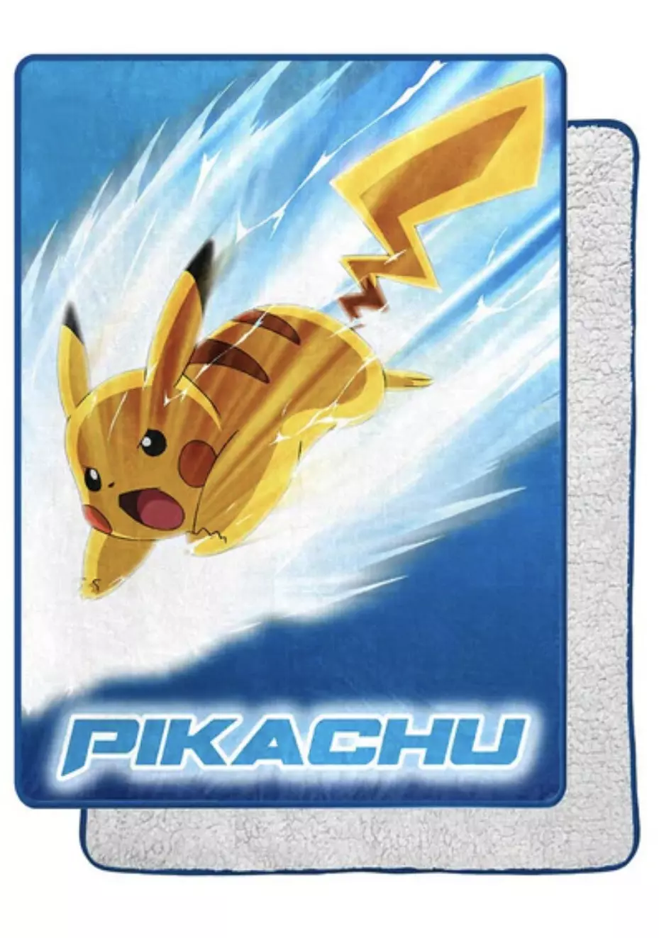 Pokemon Pikachu Bolt Silk Touch Sherpa Throw Blanket thumbnail
