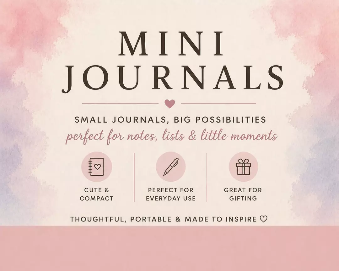 Luxe Mini Journals/Pocket Notebooks thumbnail