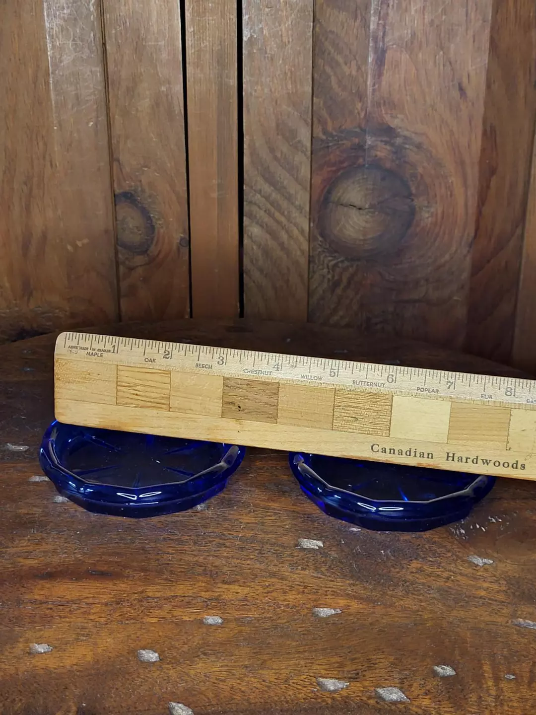 Cobalt Blue Glass Coasters thumbnail