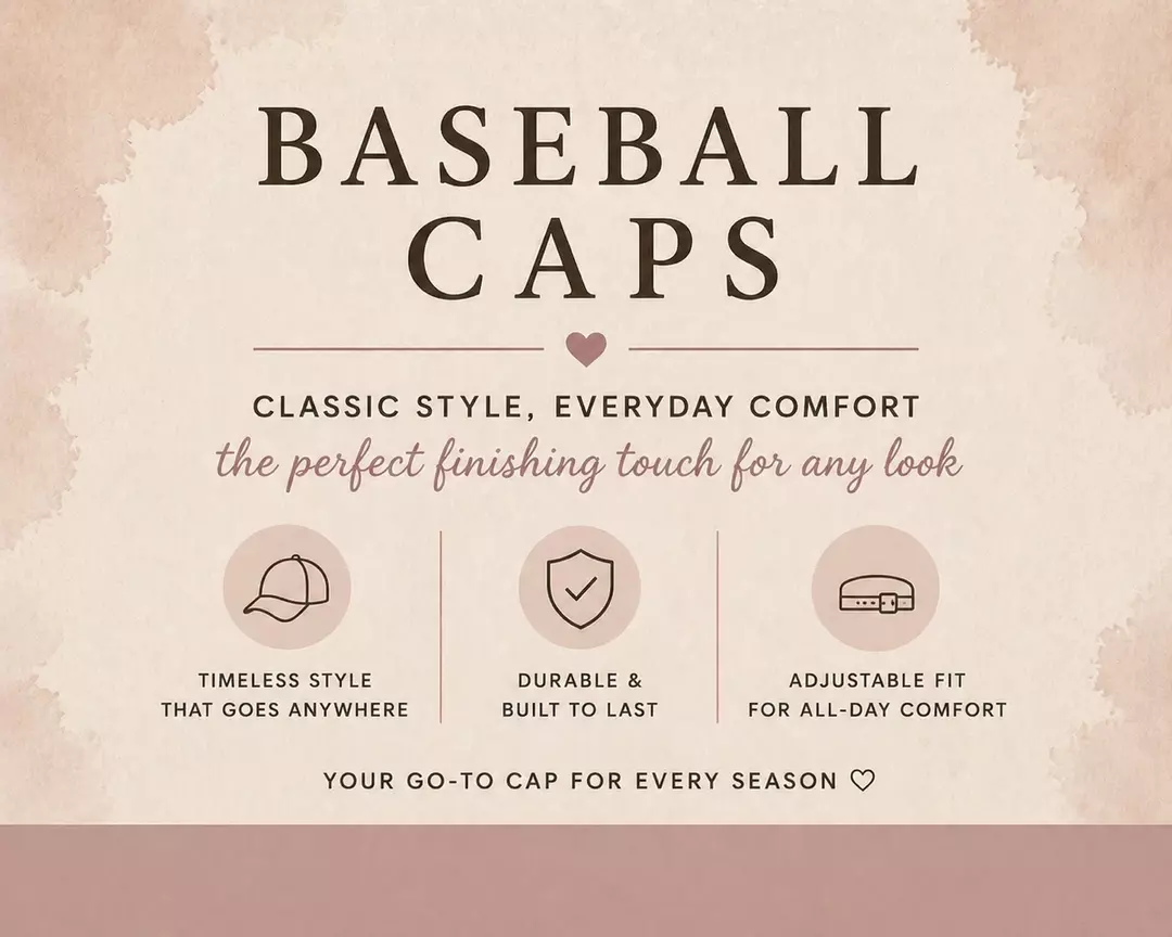 Luxe Baseball Caps – Everyday Style thumbnail
