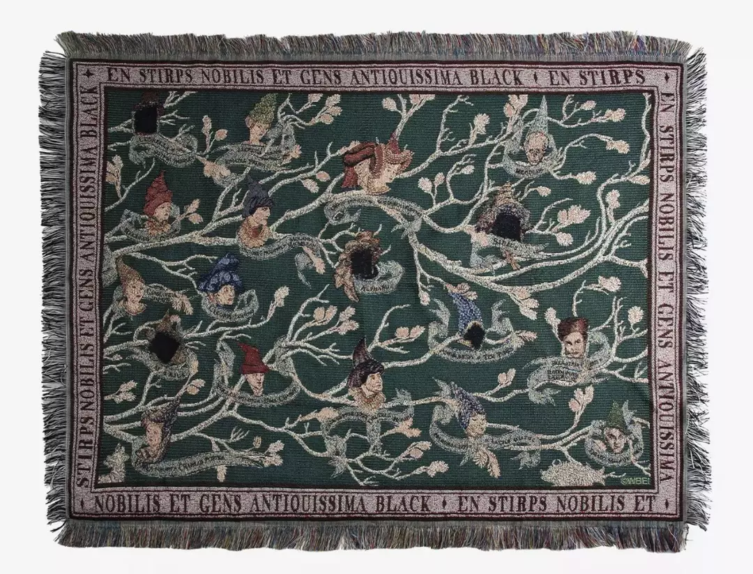 Harry Potter Black Family Tree Tapestry Throw 45” x 60” thumbnail