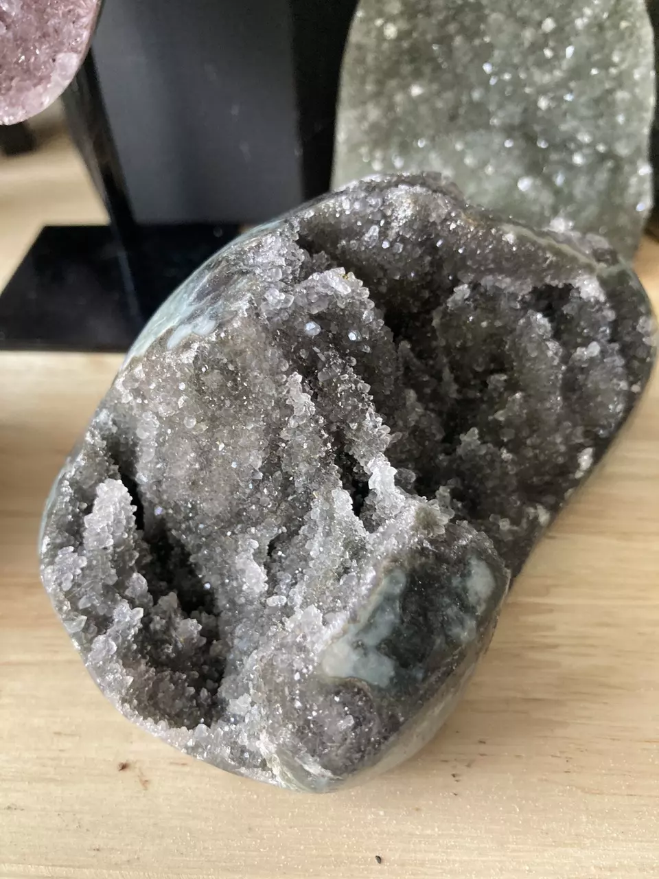 Brownish green amethyst chunk thumbnail