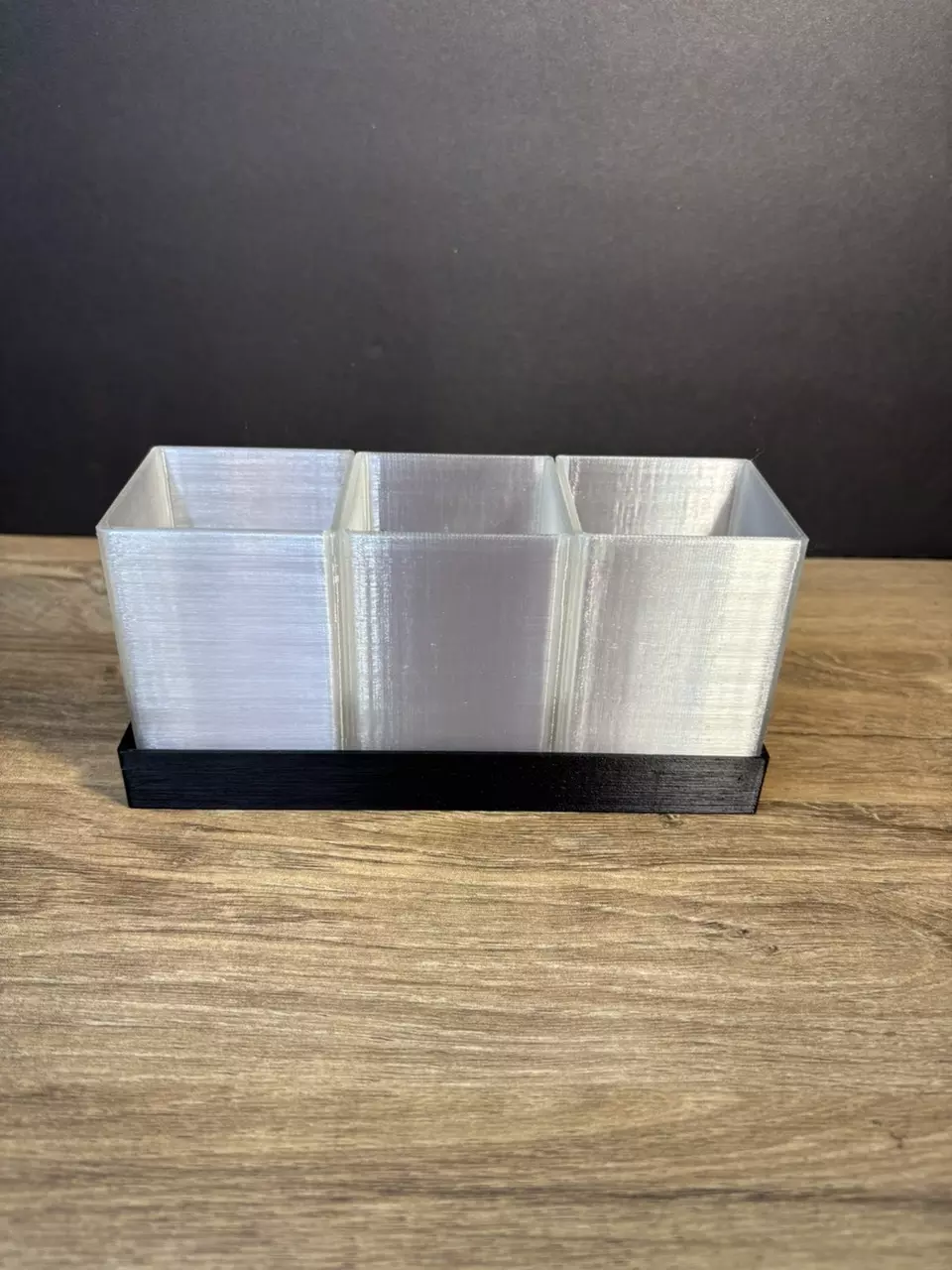 4pc Modular Planter - Translucent/Black thumbnail