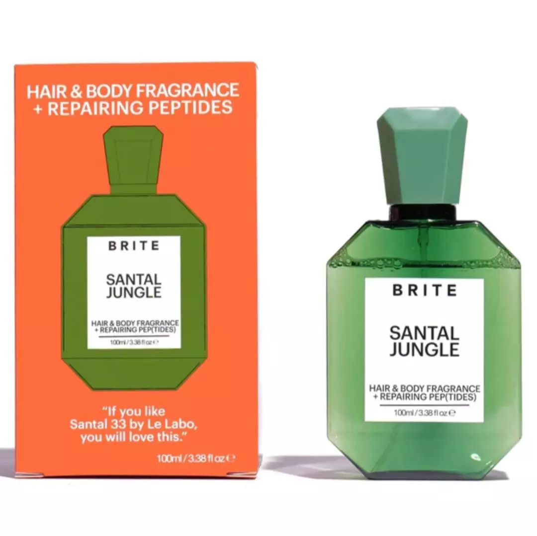⭐️NEW⭐️ BRITE - Hair & Body Fragrance + Repairing Peptides, Santal Jungle, 100mL thumbnail